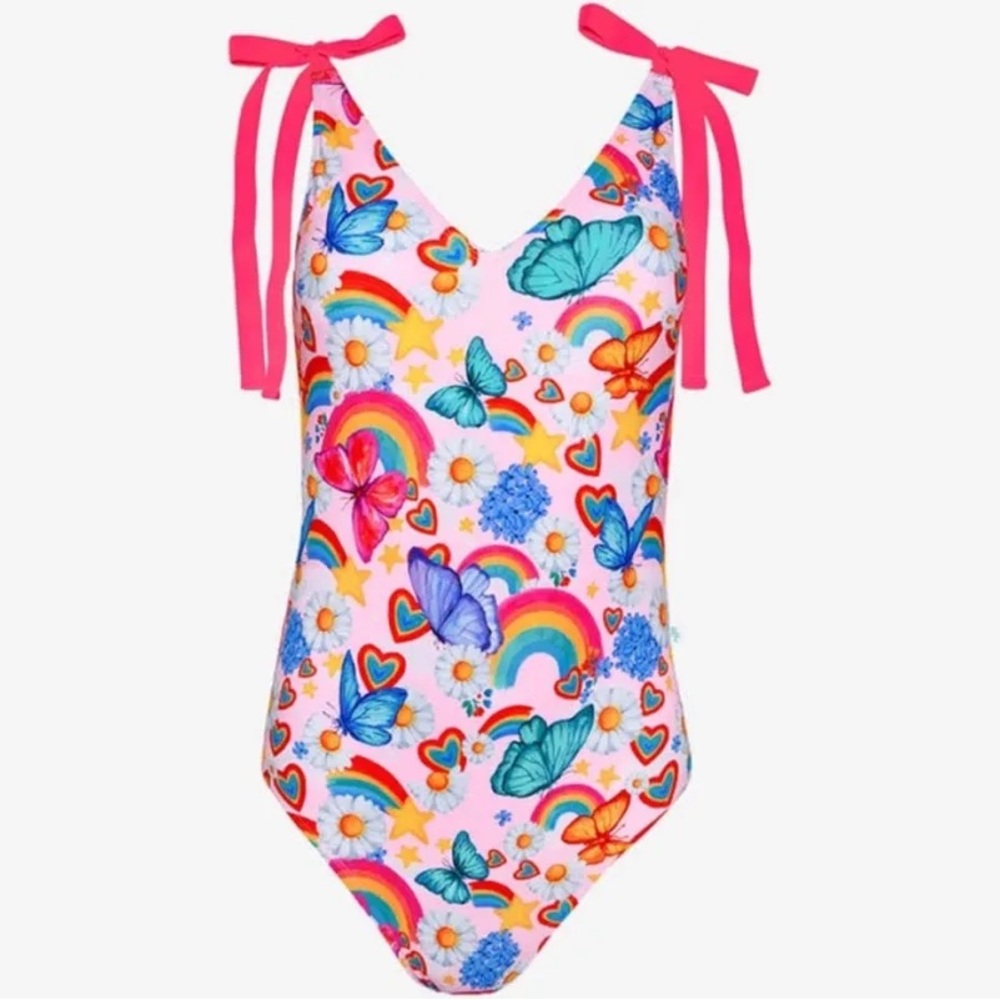 Posh Peanut Raina women’s one piece swimsuit NWT size L/8-10
